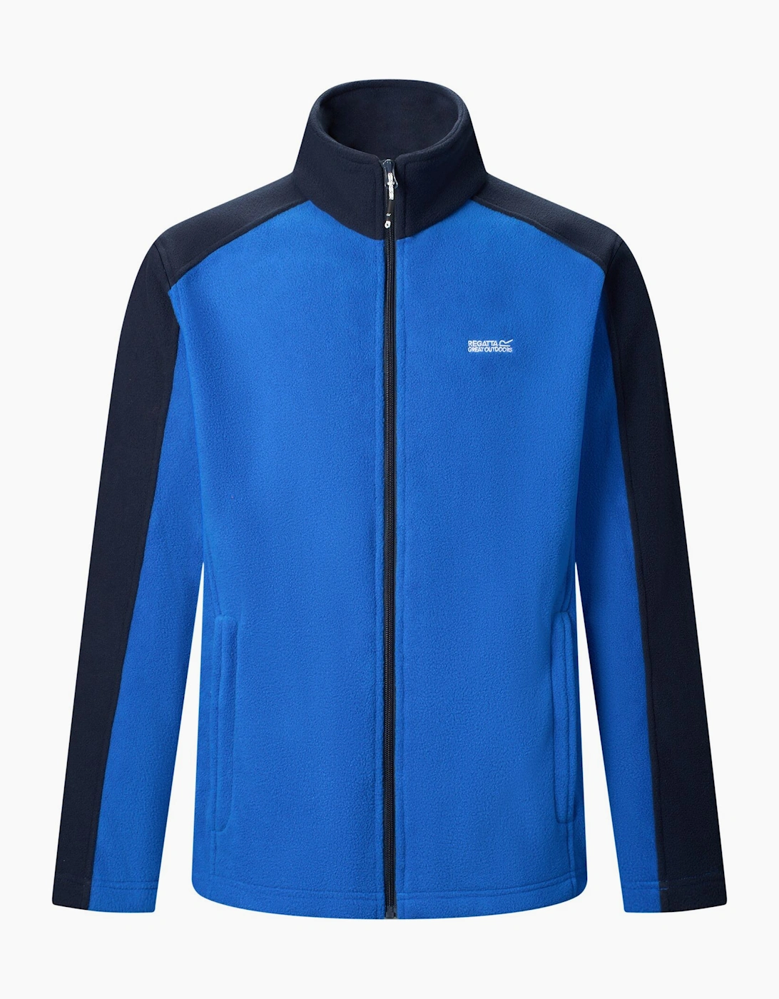 Regatta Great Outdoors Mens Hedman II Two Tone Full Zip Fleece Jacket