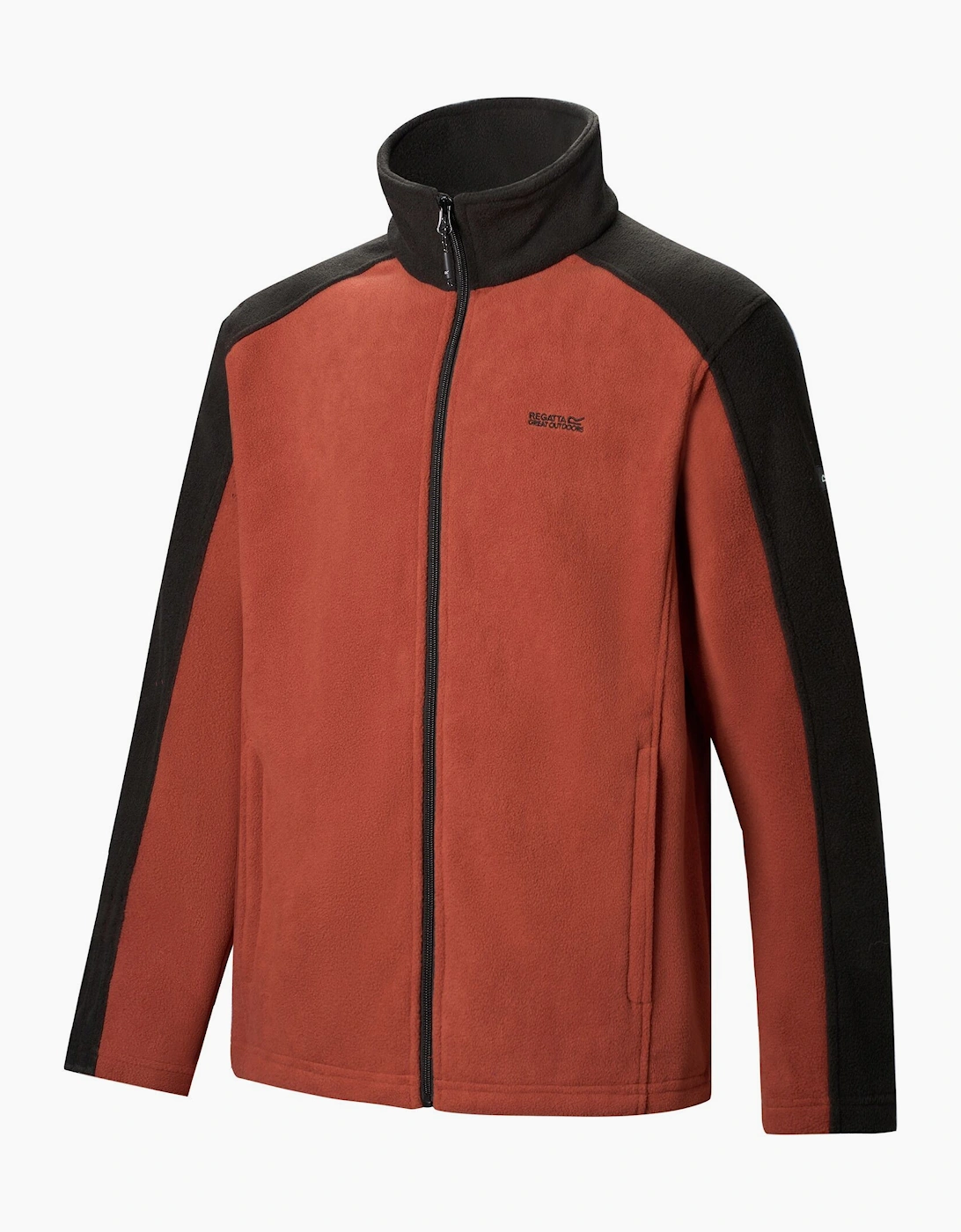 Regatta Great Outdoors Mens Hedman II Two Tone Full Zip Fleece Jacket