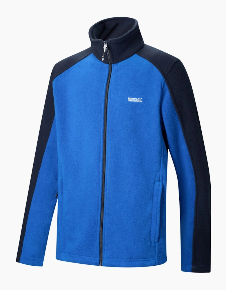 Regatta Great Outdoors Mens Hedman II Two Tone Full Zip Fleece Jacket