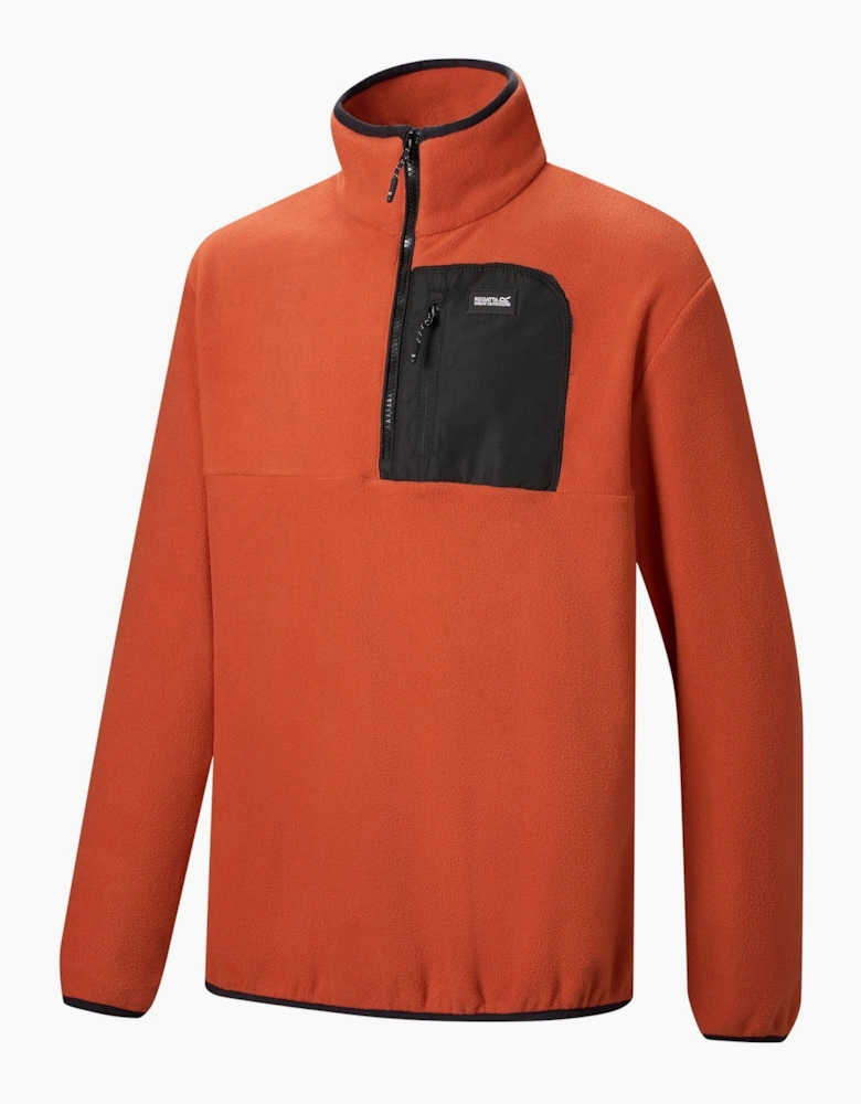 Regatta Mens Frankie Half Zip Fleece Top