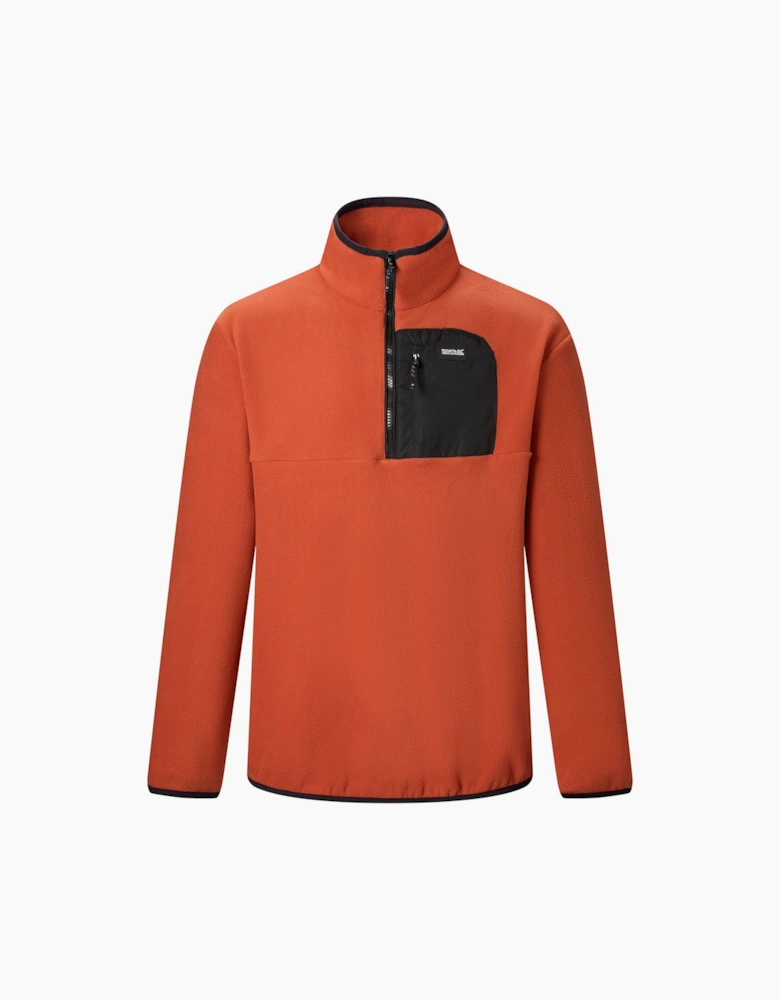 Regatta Mens Frankie Half Zip Fleece Top