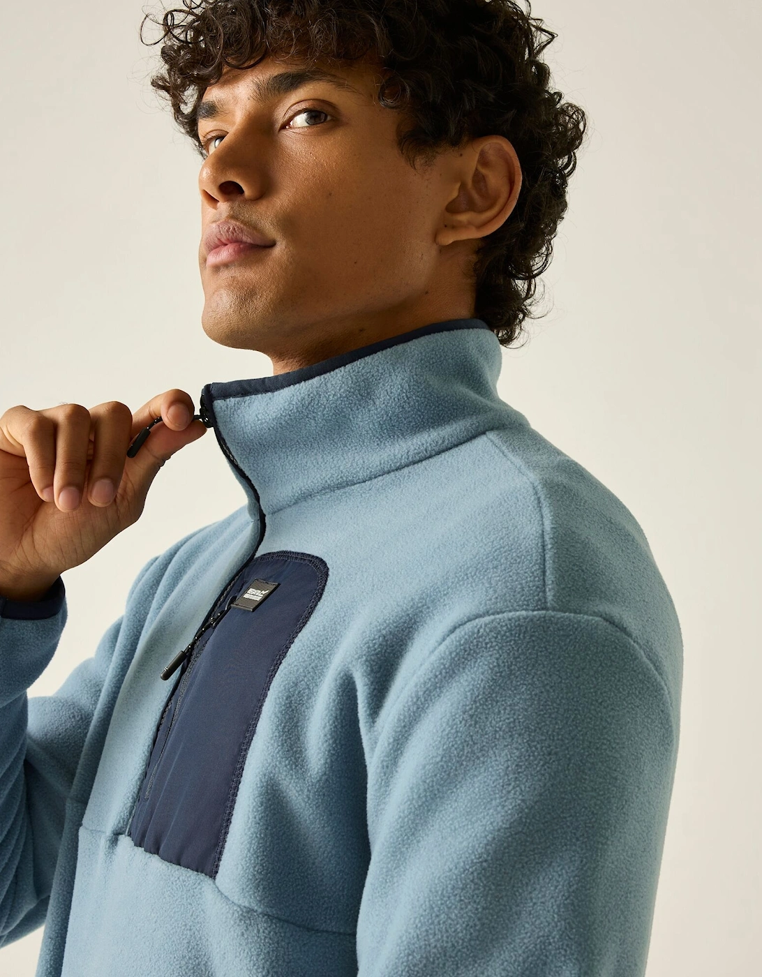 Regatta Mens Frankie Half Zip Fleece Top