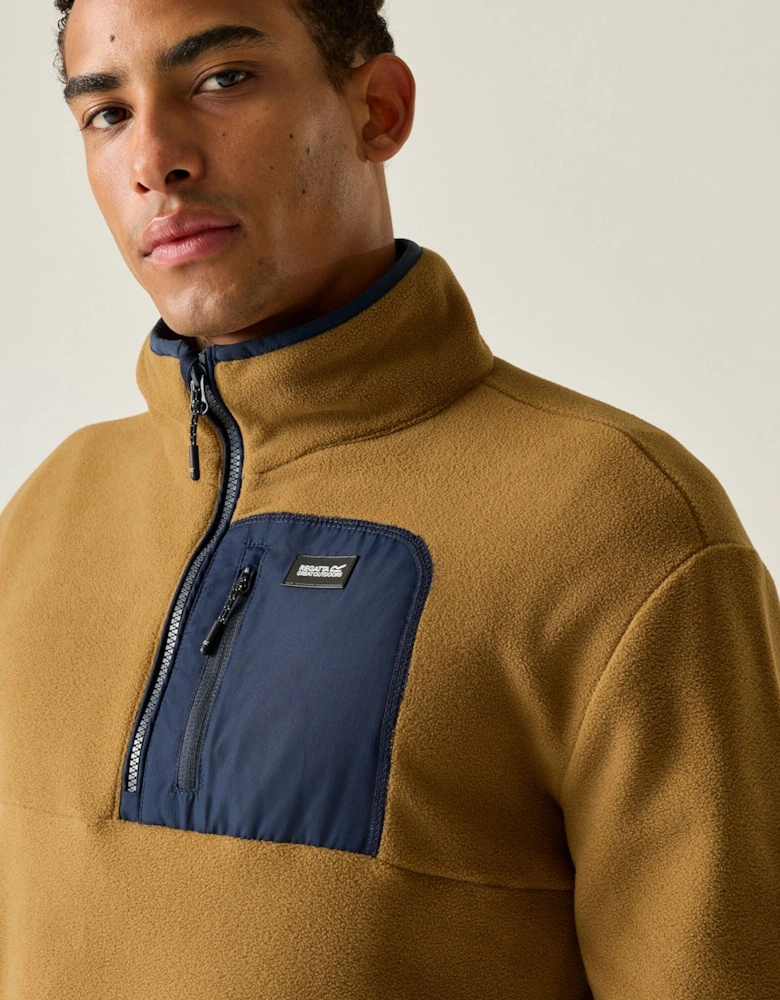 Regatta Mens Frankie Half Zip Fleece Top