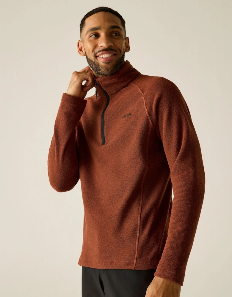 Regatta Great Outdoors Mens Kenger Half Zip Honeycomb Fleece