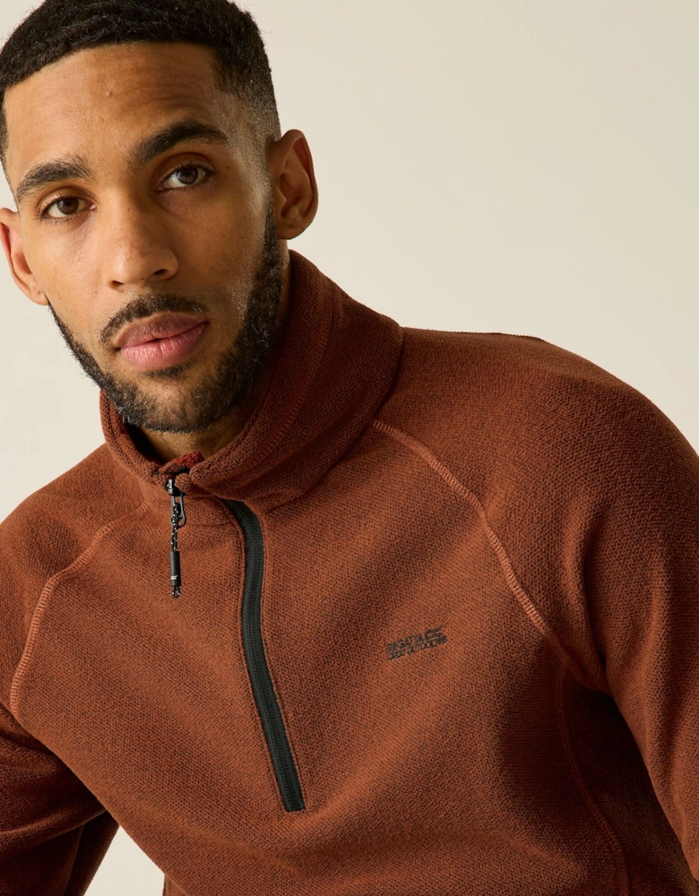Regatta Great Outdoors Mens Kenger Half Zip Honeycomb Fleece
