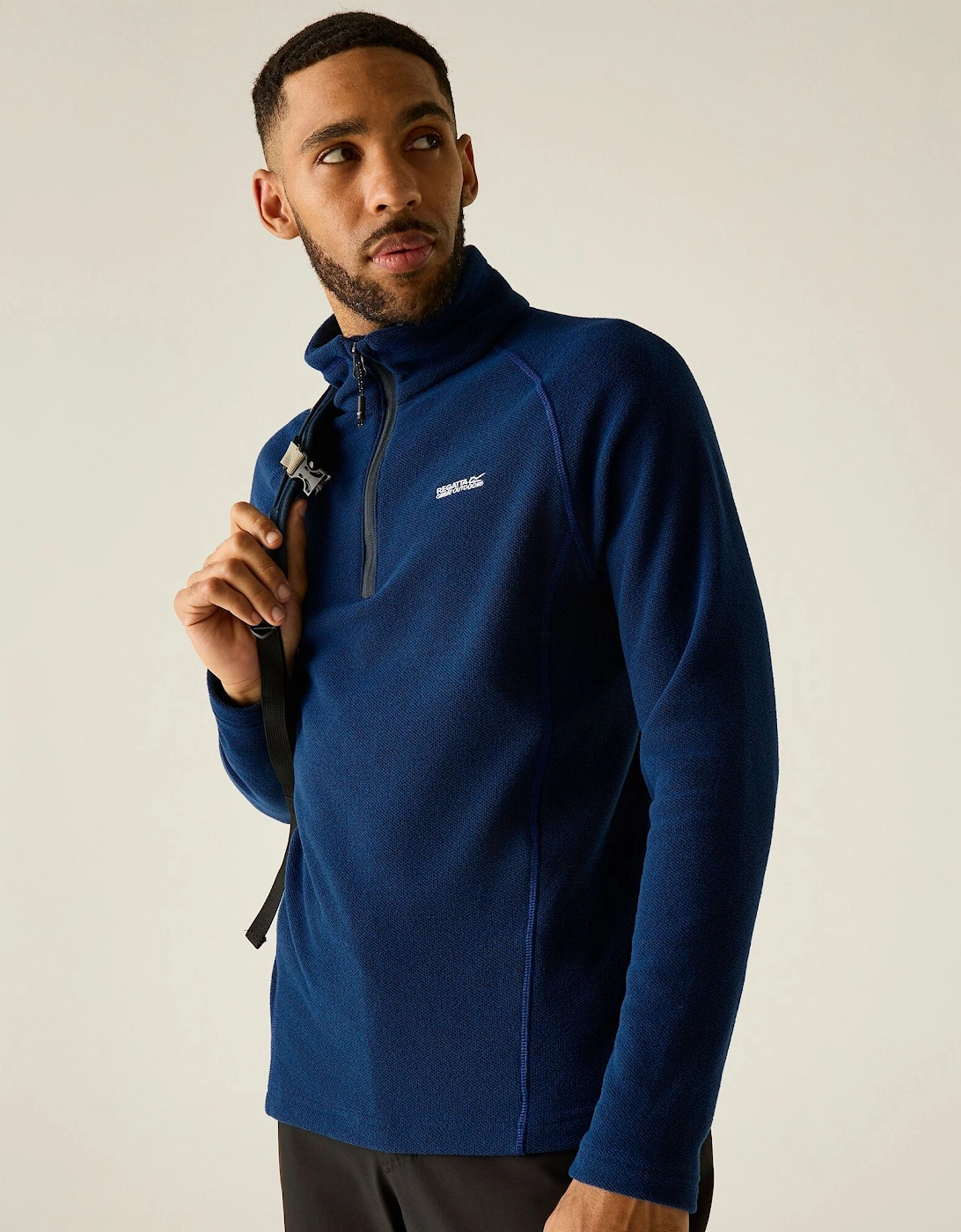 Regatta Great Outdoors Mens Kenger Half Zip Honeycomb Fleece