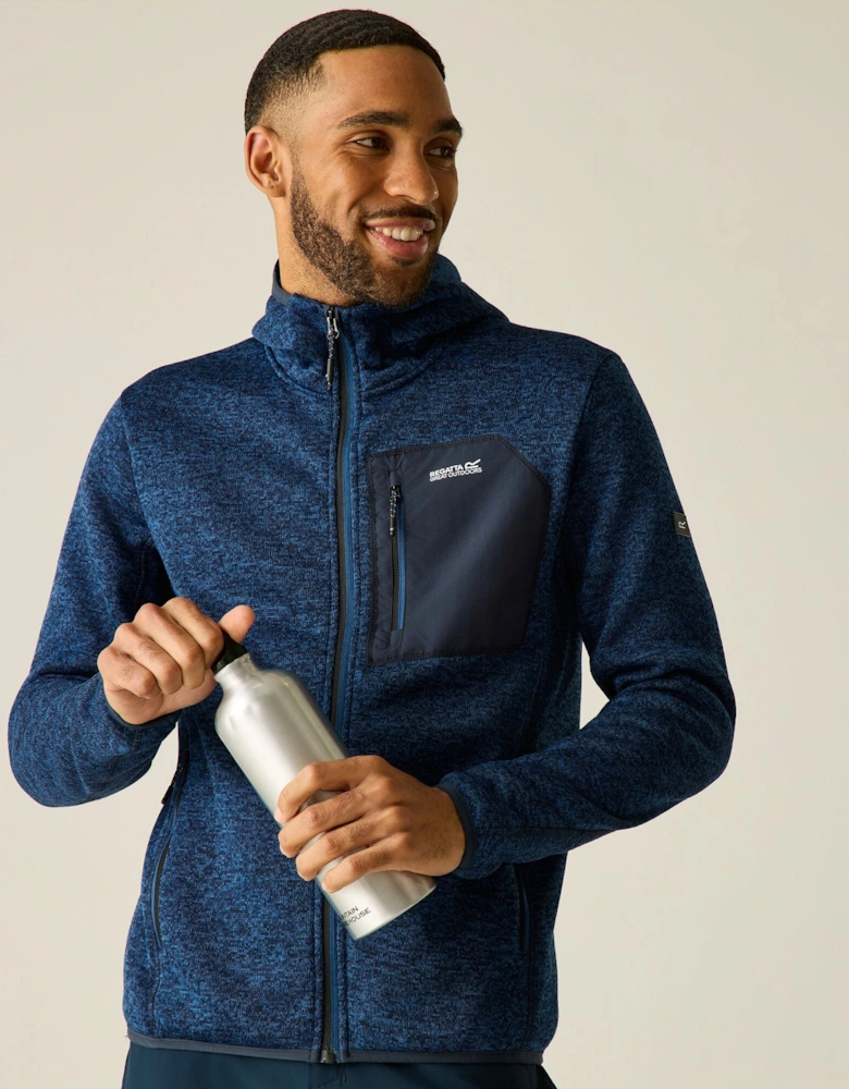 Regatta Mens Newhill Marl Full Zip Fleece Jacket