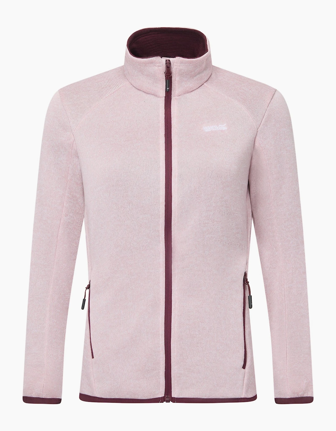 Women's Regatta Womens/Ladies Newhill Full Zip Fleece Jacket - Pink Haze Fig - Size: 18 uk