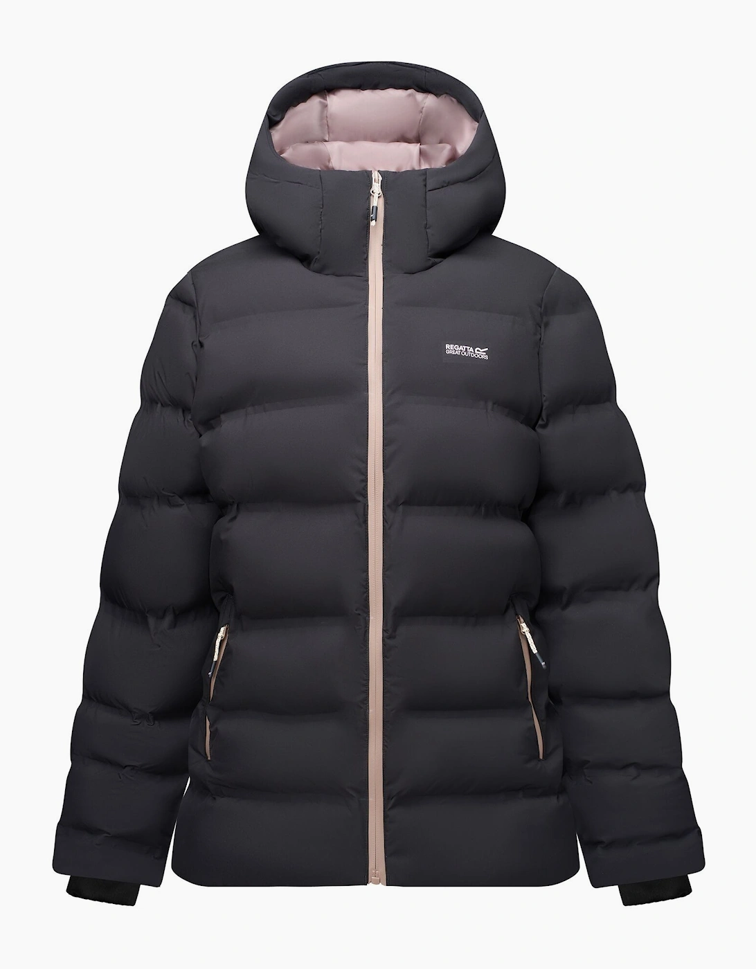 Regatta (8 Uk, Black/Mocha) Womens/Ladies Altoro Thermal Padded Jacket - Image 3