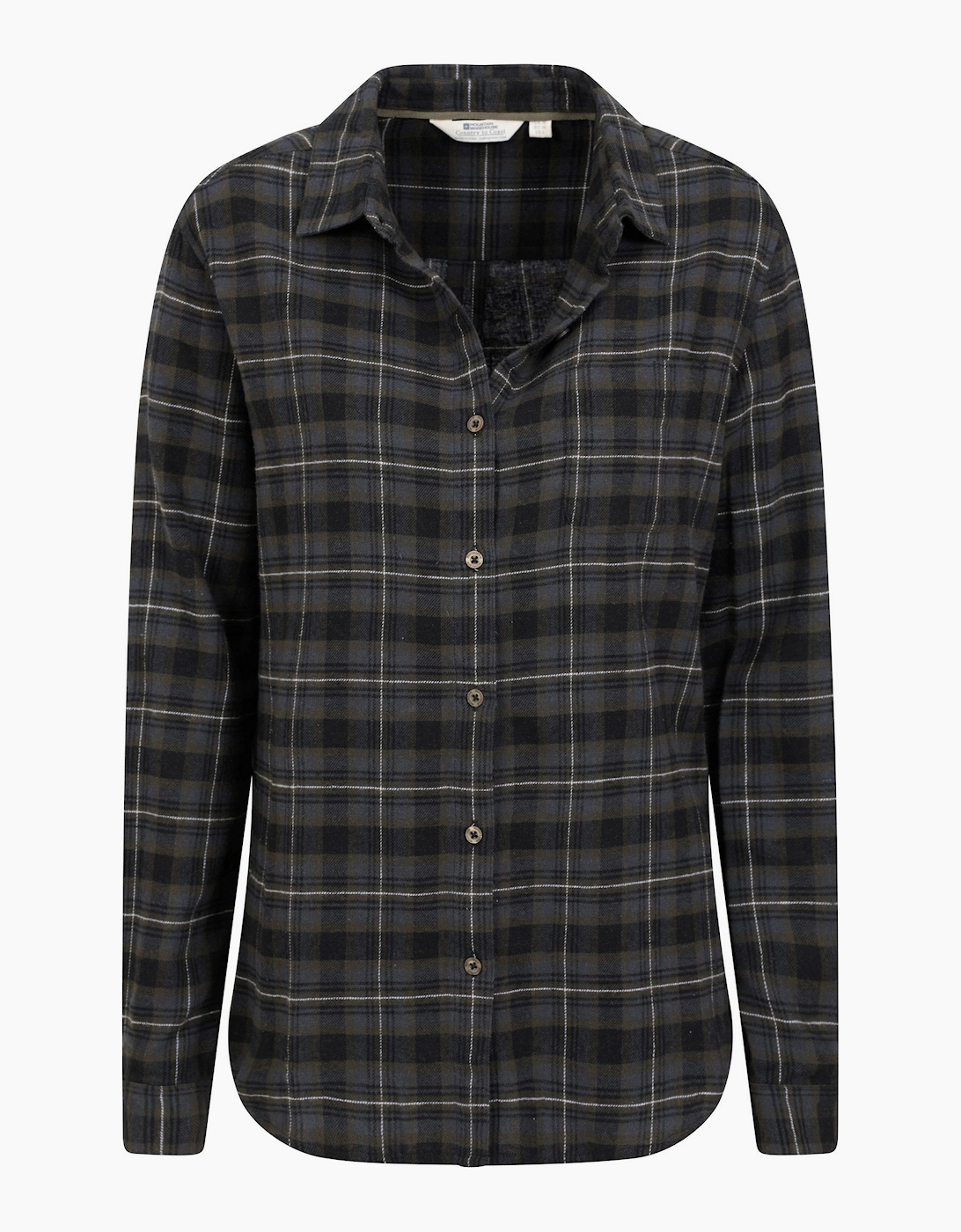 Mountain Warehouse Womens/Ladies Balsam Brushed Flannel Longline Shirt