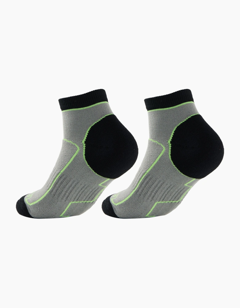 Regatta Mens Samaris Trail Ankle Socks (Pack of 2)