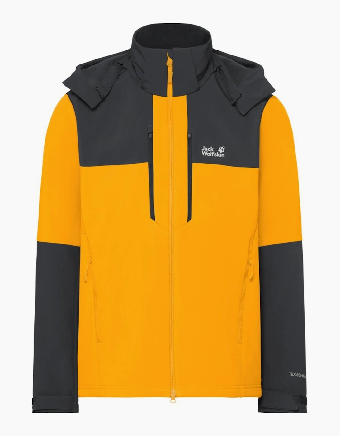 Men's Jack Wolfskin Mens Jasper Waterproof Jacket - Black - Size: 42/Regular