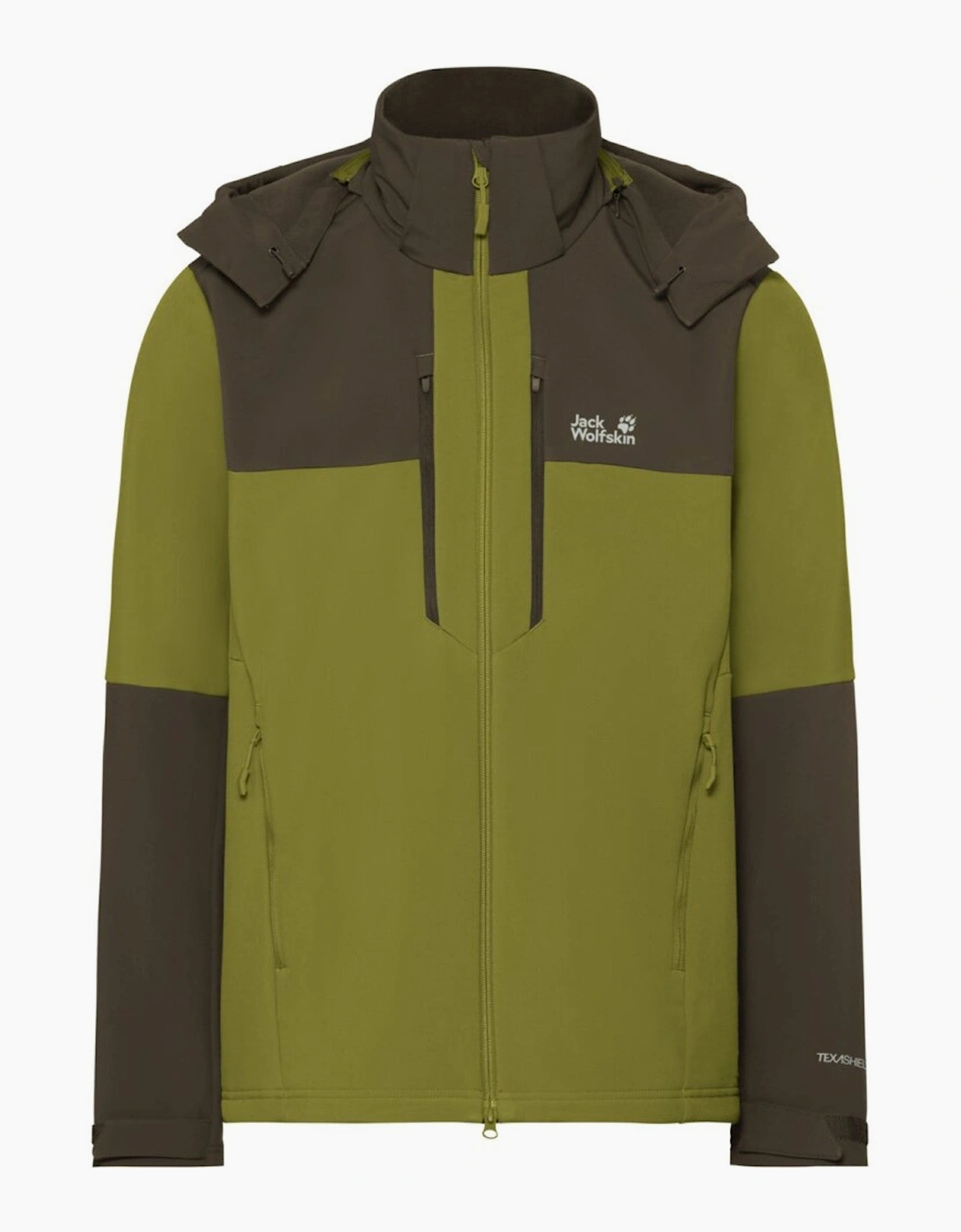 Men's Jack Wolfskin Mens Jasper Waterproof Jacket - Green - Size: 42/Regular