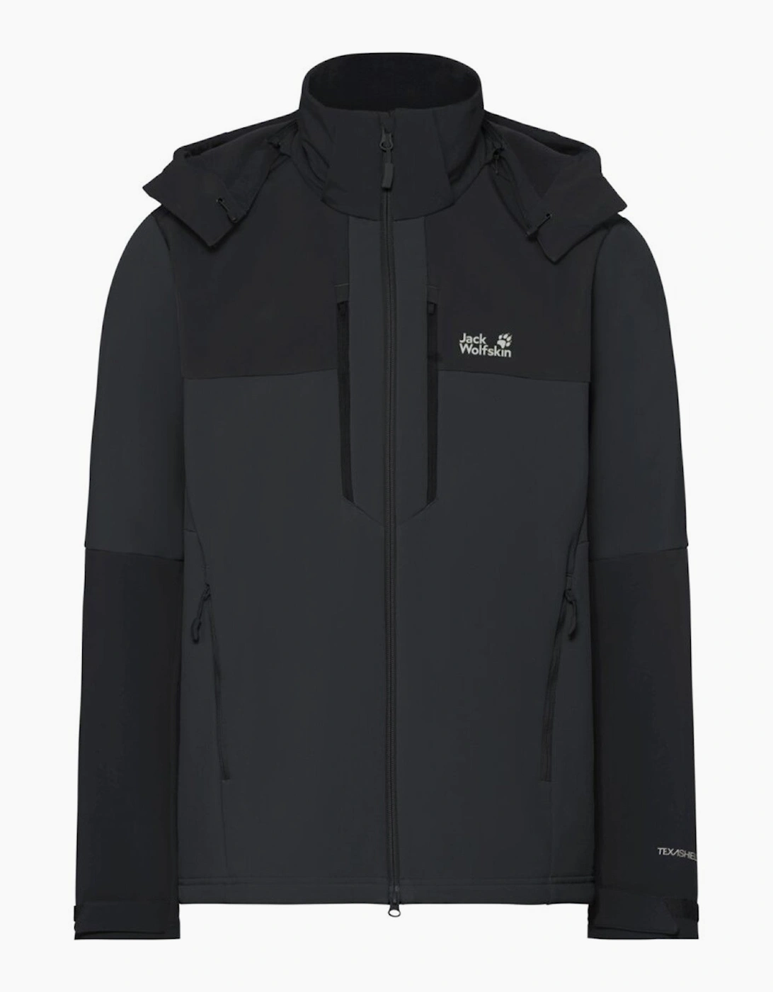 Men's Jack Wolfskin Mens Jasper Waterproof Jacket - Grey - Size: 42/Regular