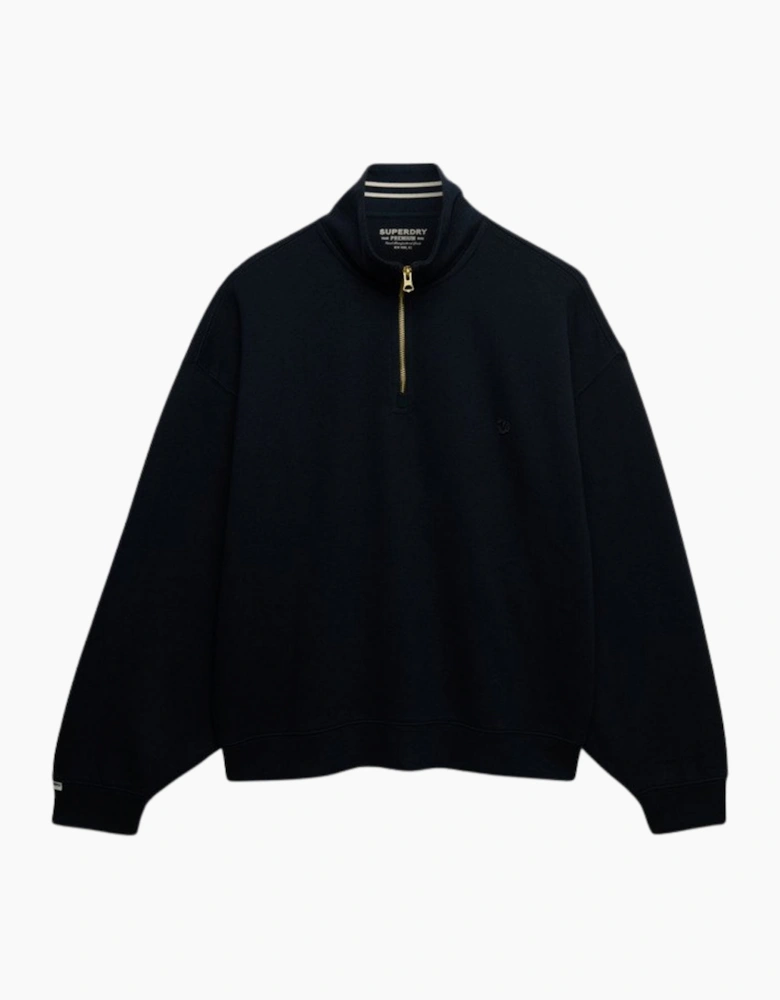 Superdry Womens Monogram Half-Zip Sweatshirt