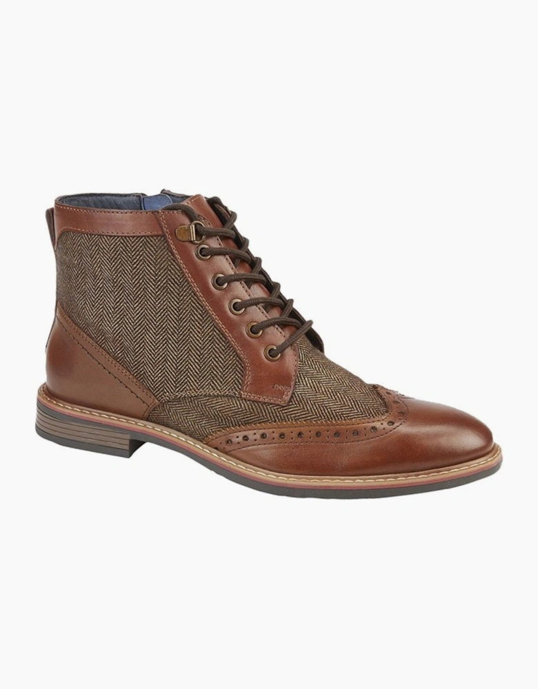 Roamers Mens 5 Eye Zip Ankle Chelsea boots