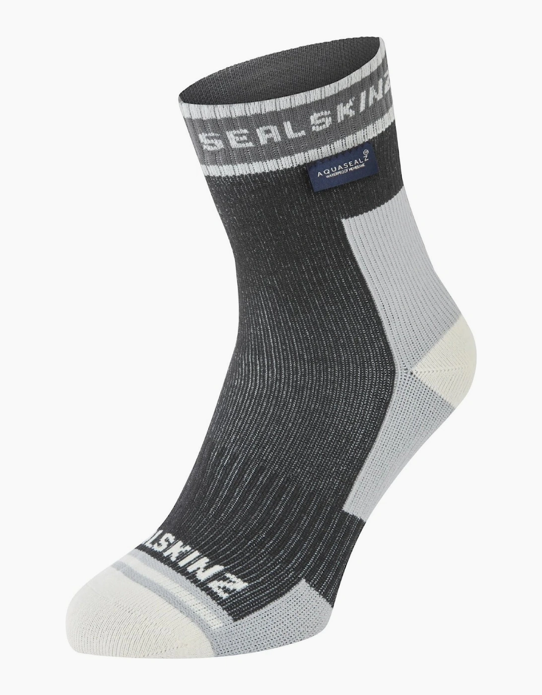 Women's Sealskinz Holverstone Waterproof Ankle Running Socks - Black - Size: 6.5/6/7/7.5