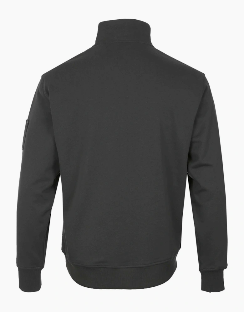 Hartsfield Quarter Zip Pullover Cement Grey Sweatshirt