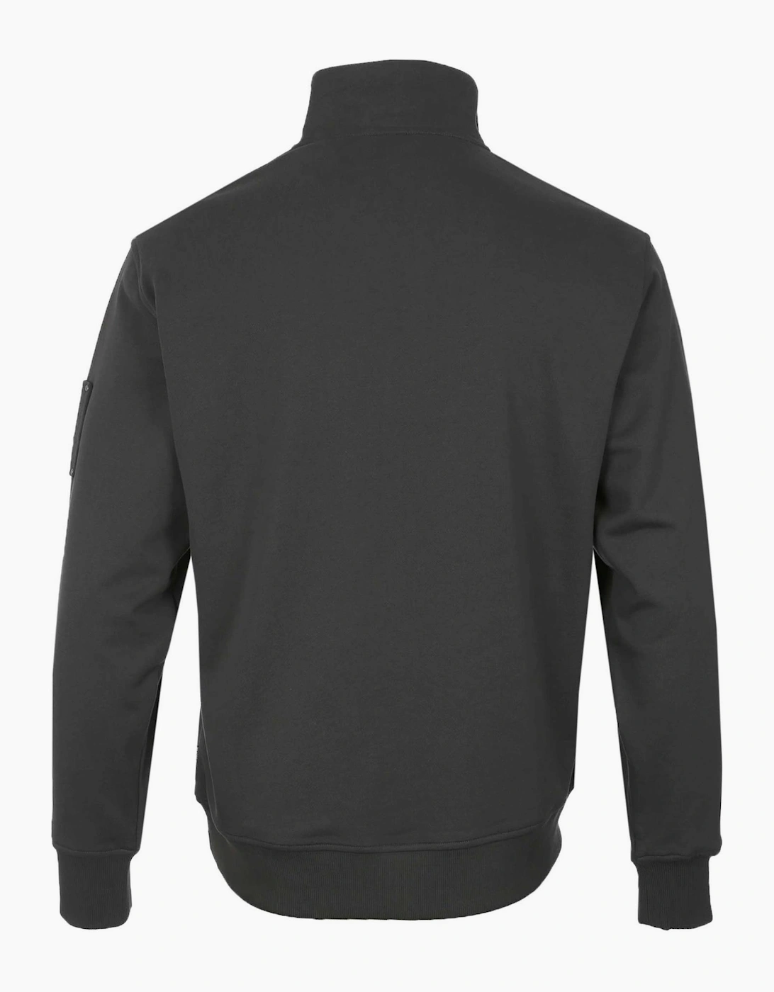 Hartsfield Quarter Zip Pullover Cement Grey Sweatshirt
