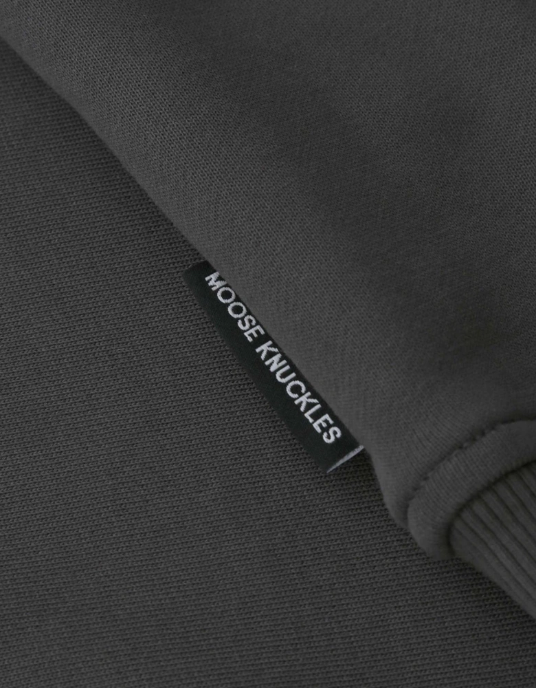 Hartsfield Quarter Zip Pullover Cement Grey Sweatshirt