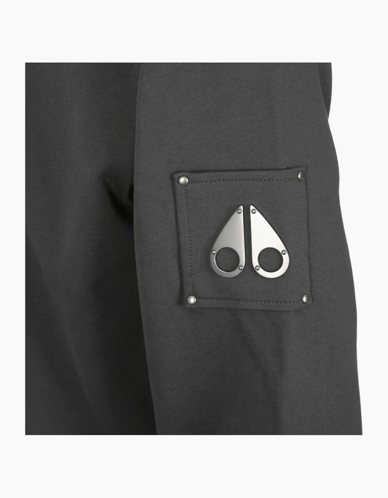 Hartsfield Quarter Zip Pullover Cement Grey Sweatshirt