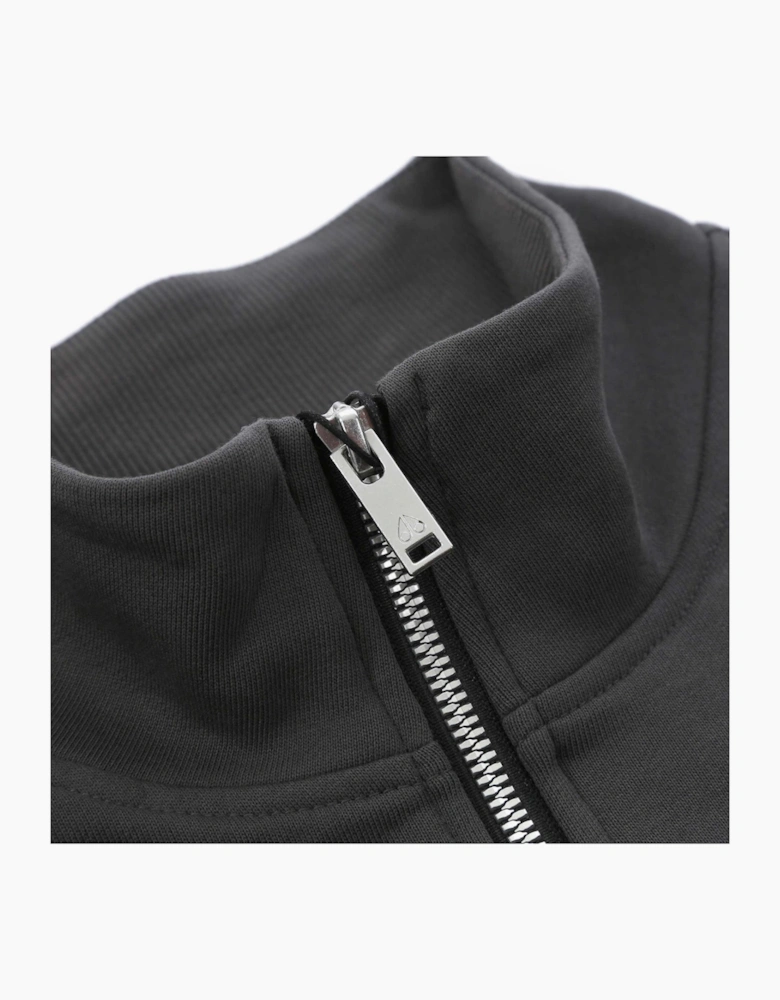 Hartsfield Quarter Zip Pullover Cement Grey Sweatshirt