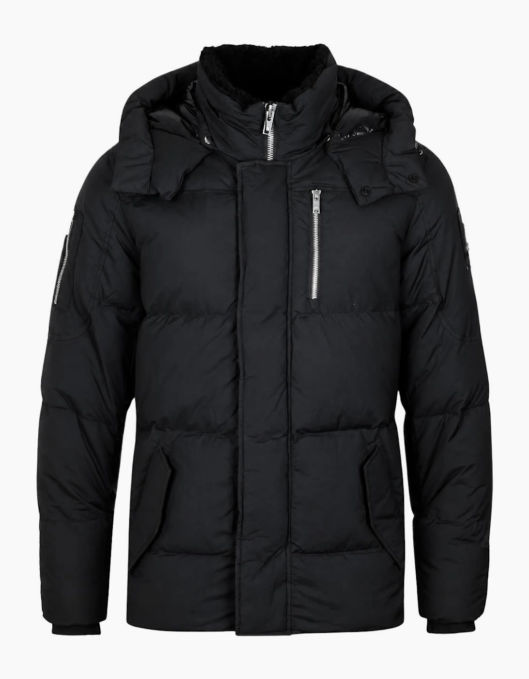 Everest 3Q Black Puffer Jacket