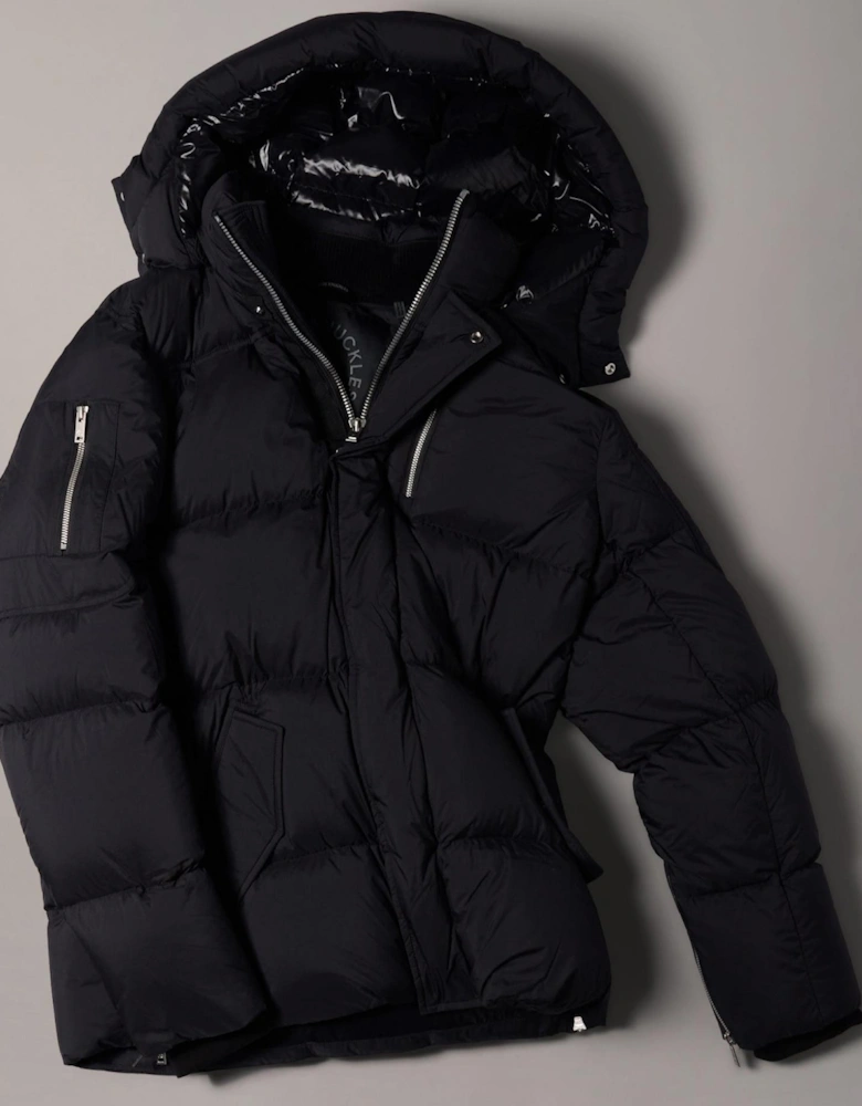 Everest 3Q Black Puffer Jacket