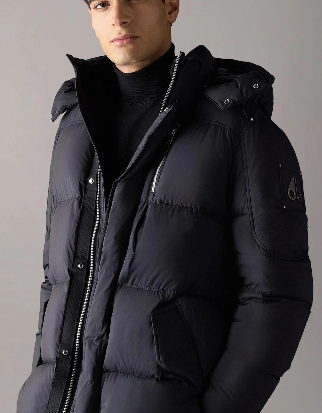 Everest 3Q Black Puffer Jacket