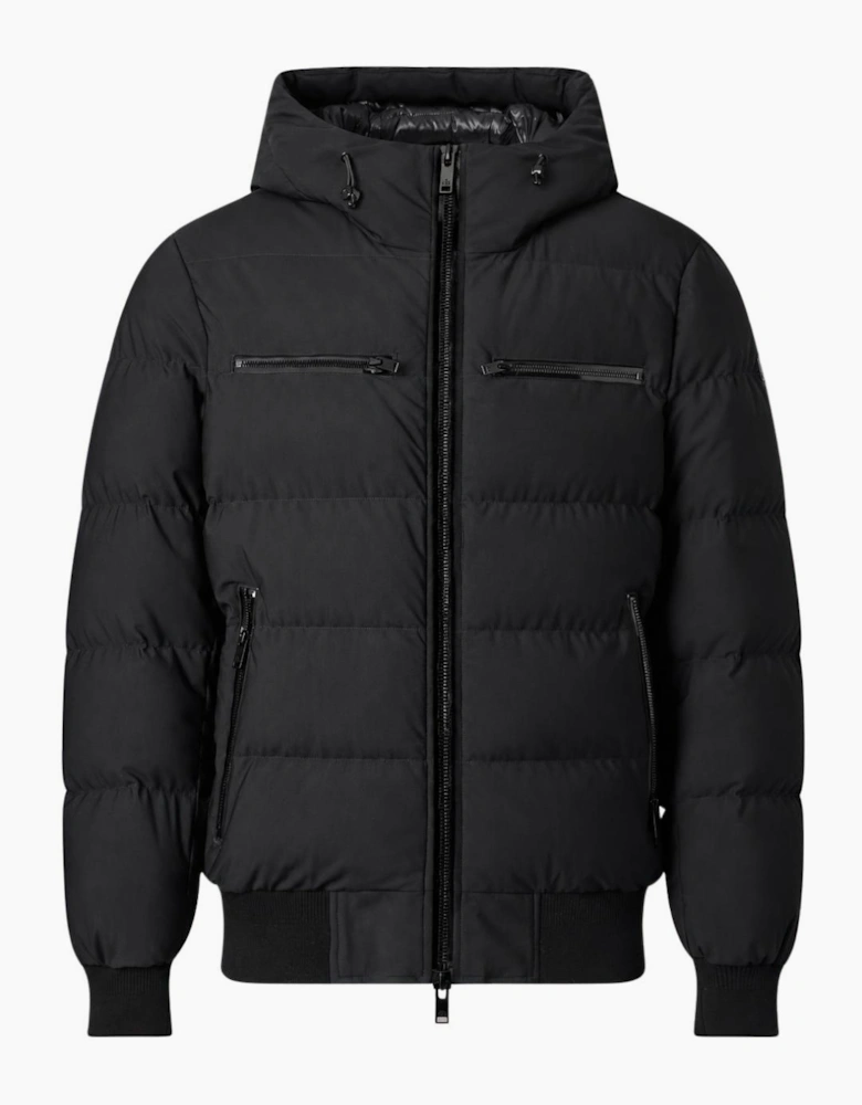 Soho Black Bomber Puffer Jacket