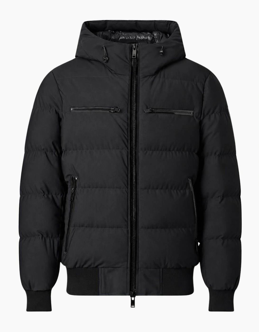 Soho Black Bomber Puffer Jacket