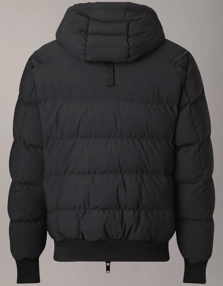 Soho Black Bomber Puffer Jacket