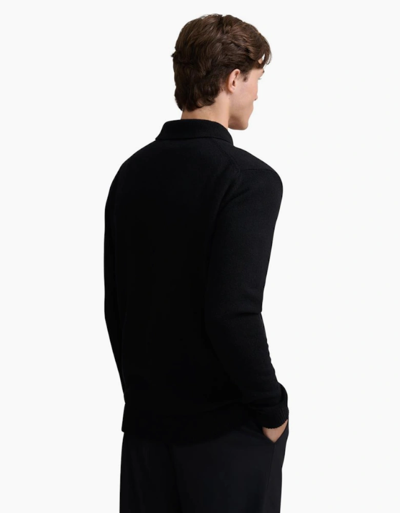 Sandbanks Rib Detail Btn Through Overshirt Black