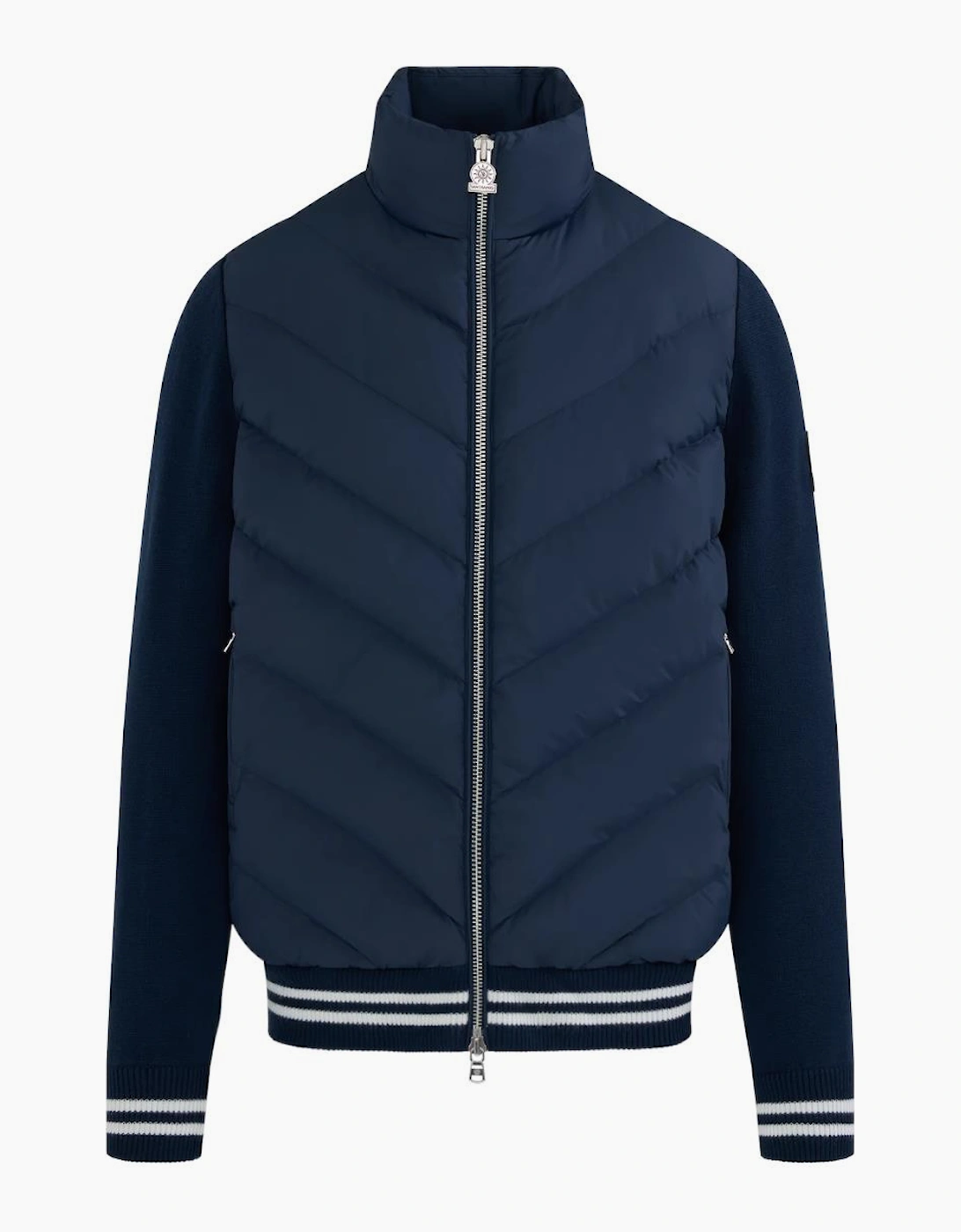 Sandbanks Hybrid Puffer Cardigan Navy