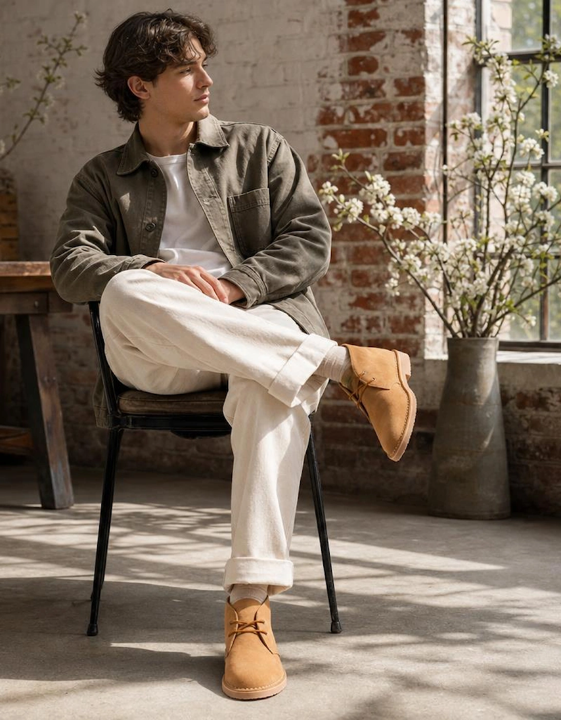 Roamers ORIGINAL Unisex Desert Boots Sand