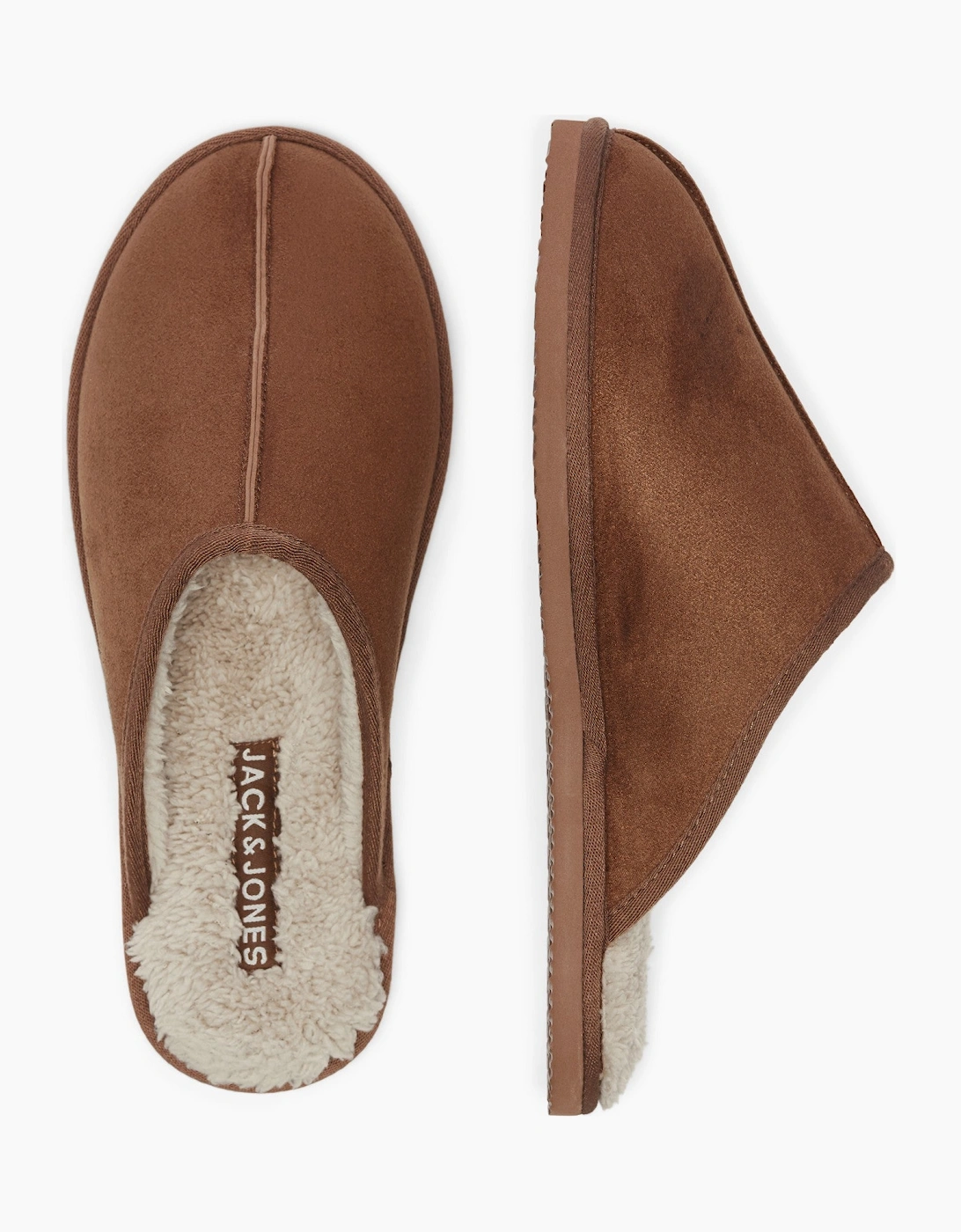 Jack & Jones Mens Dudely Microfiber Slippers