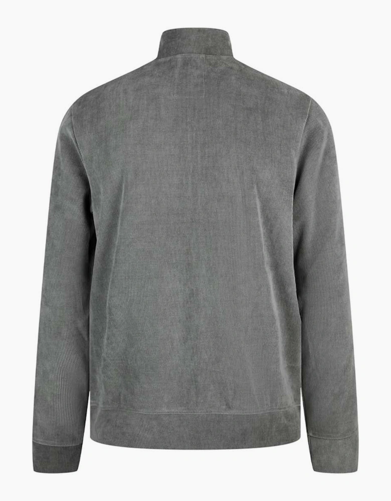 Luke 1977 Norwood Zip through Ribbed Jacket CONCRETE