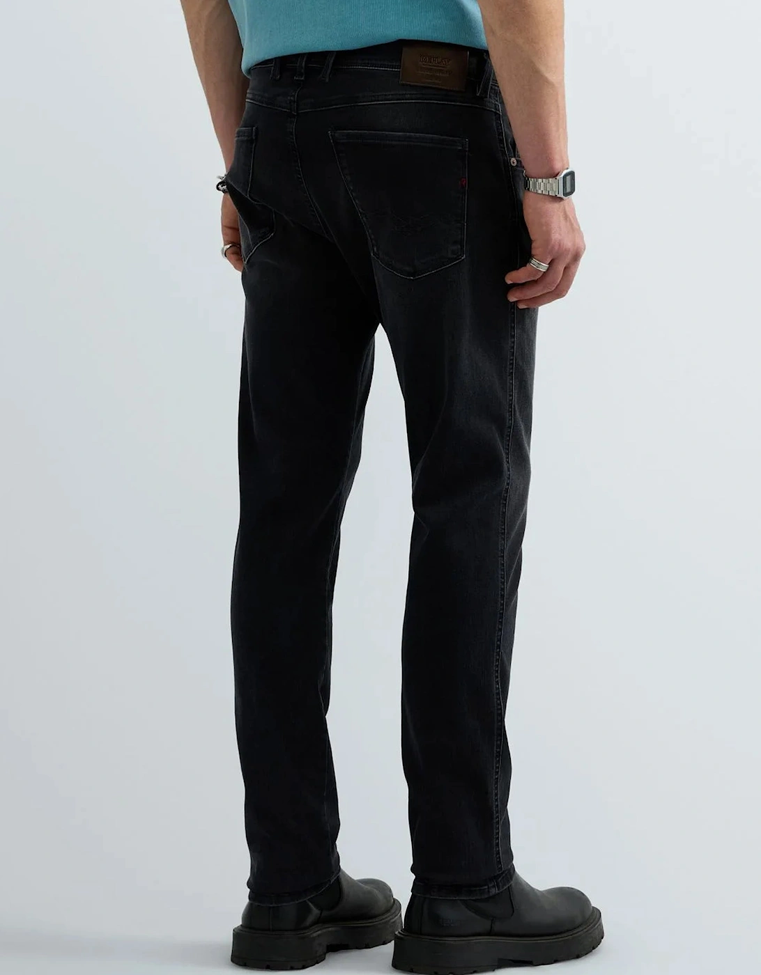 Replay Hyperflex Anbass Slim Fit Jean washed black C097