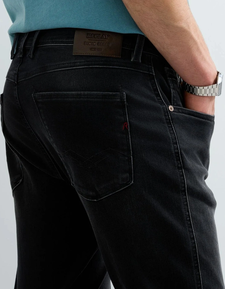 Replay Hyperflex Anbass Slim Fit Jean washed black C097