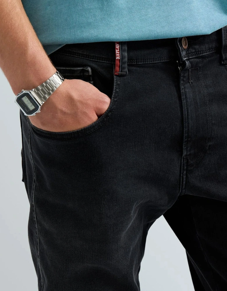 Replay Hyperflex Anbass Slim Fit Jean washed black C097