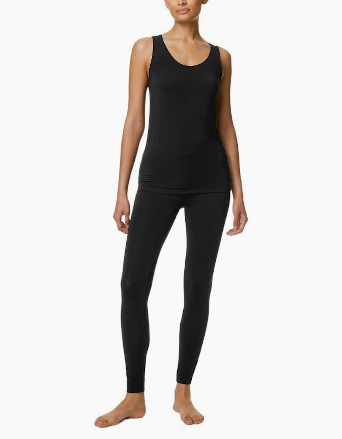 Ex M&S Womens Leggings Plain Lightweight Pant