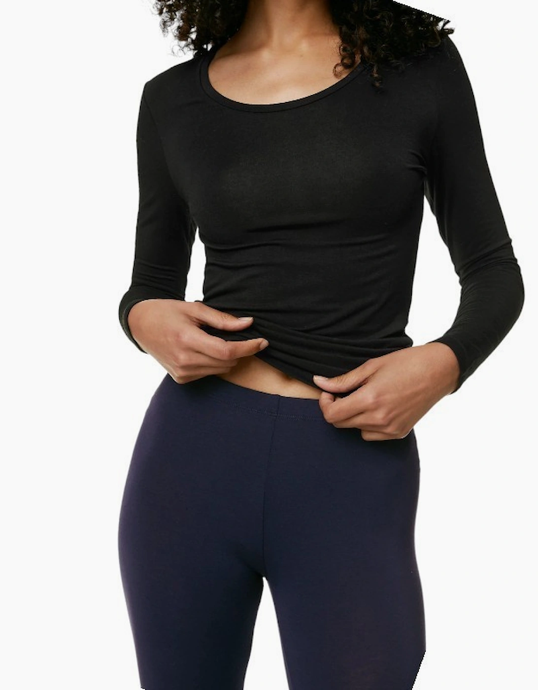 Ex M&S Womens Leggings Plain Lightweight Pant