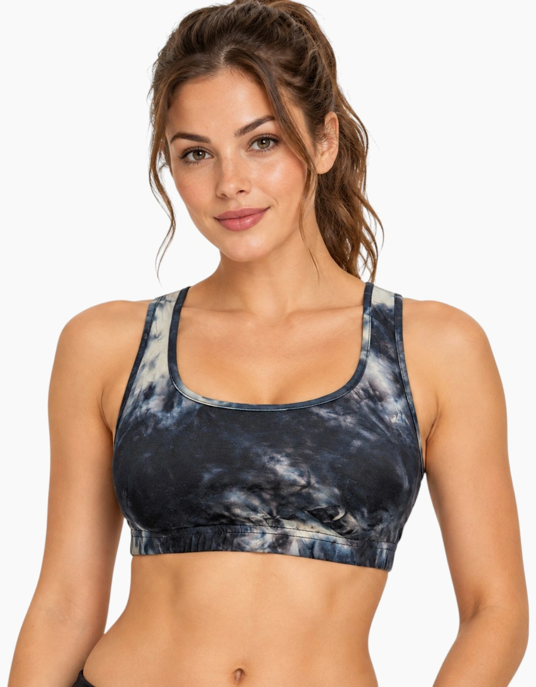 BRAVE SOUL Womens Sports Bra Seamless Stretch Comfort Ladies Slim Crop Top Vest