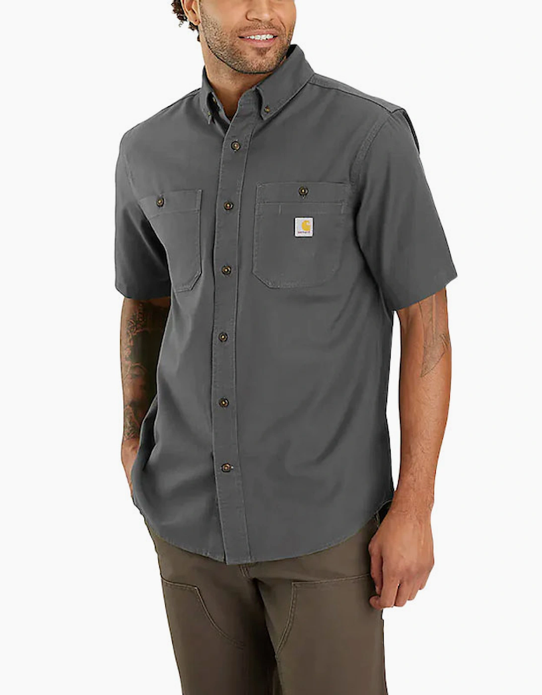 Carhartt TW3555-M Mens Shirts Short Sleeve Cotton Top
