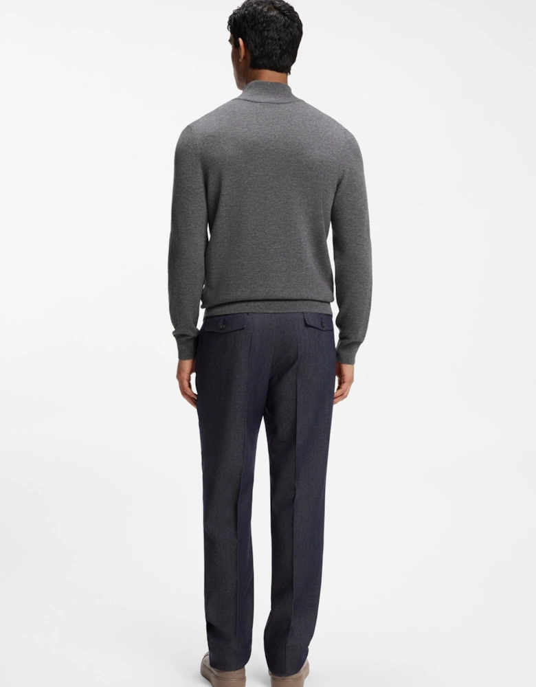 BOSS Black H Hemarlo Sweater 030 Med Grey
