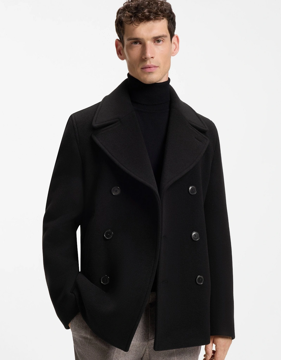 BOSS Black H Hyde Peacoat 264 001 Black