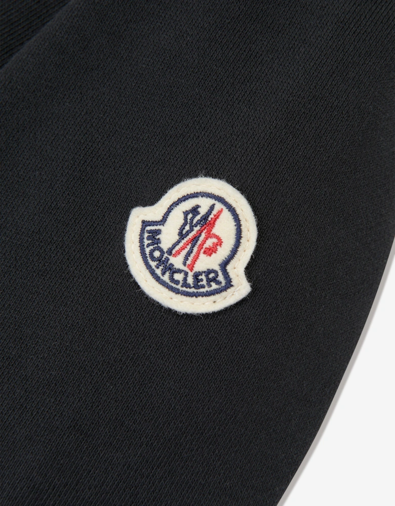 Moncler Enfant Boys Logo Hoodie in Black