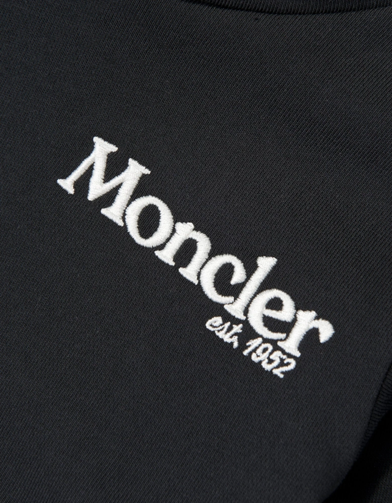 Moncler Enfant Boys Logo Hoodie in Black