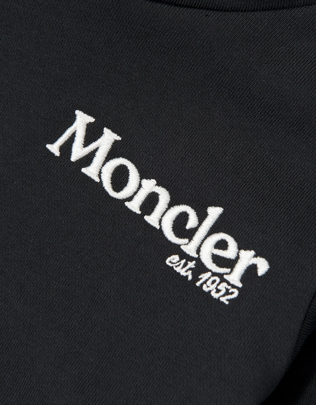 Moncler Enfant Boys Logo Hoodie in Black