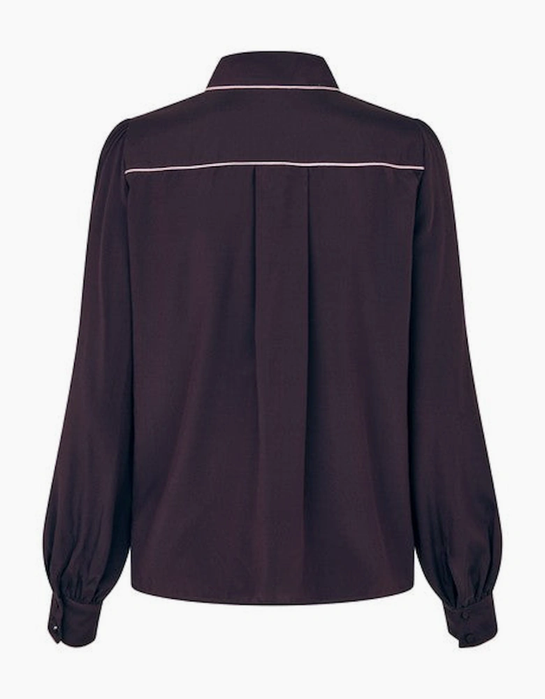 Umasdea shirt in berry wine
